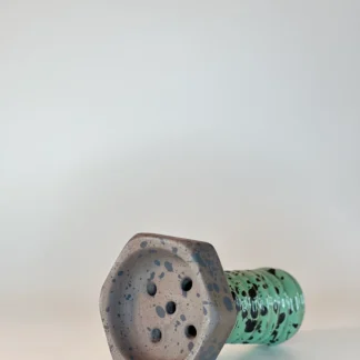 Telamon Evil Screw Clay Hookah Bowl | Light Green
