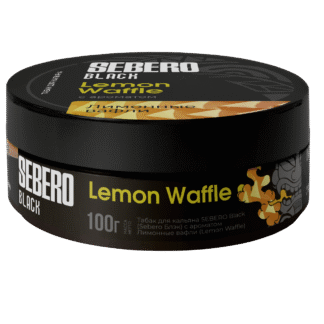 Sebero Black Lemon Waffles 100g