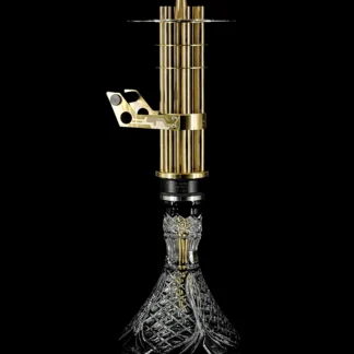 Shi Carver Hookah Minigun Gold