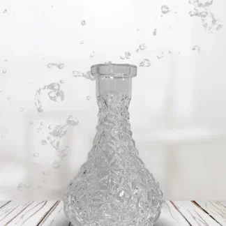 Vessel Frosty Drop Clear Hookah Base