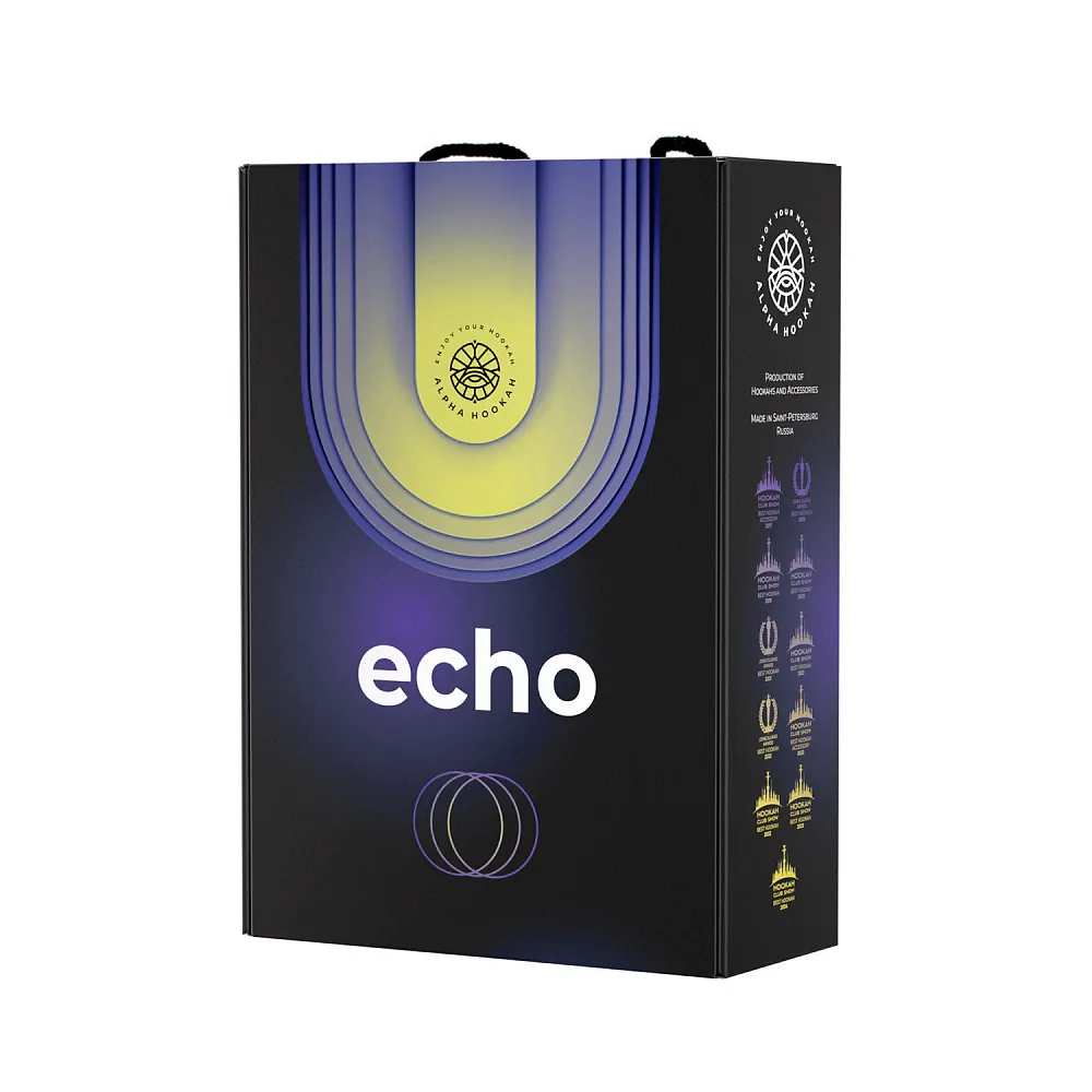 ALPHA HOOKAH - Echo (Jade Purple) shisha tobacco with tray - buy online