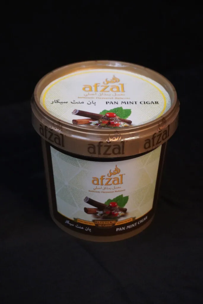 Afzal Pan Mint Cigar Refreshing Pan Leaf & Mint Hookah Tobacco | World Hookah Market Afzal Pan Mint Cigar Refreshing Pan Leaf & Mint Hookah Tobacco | World Hookah Market