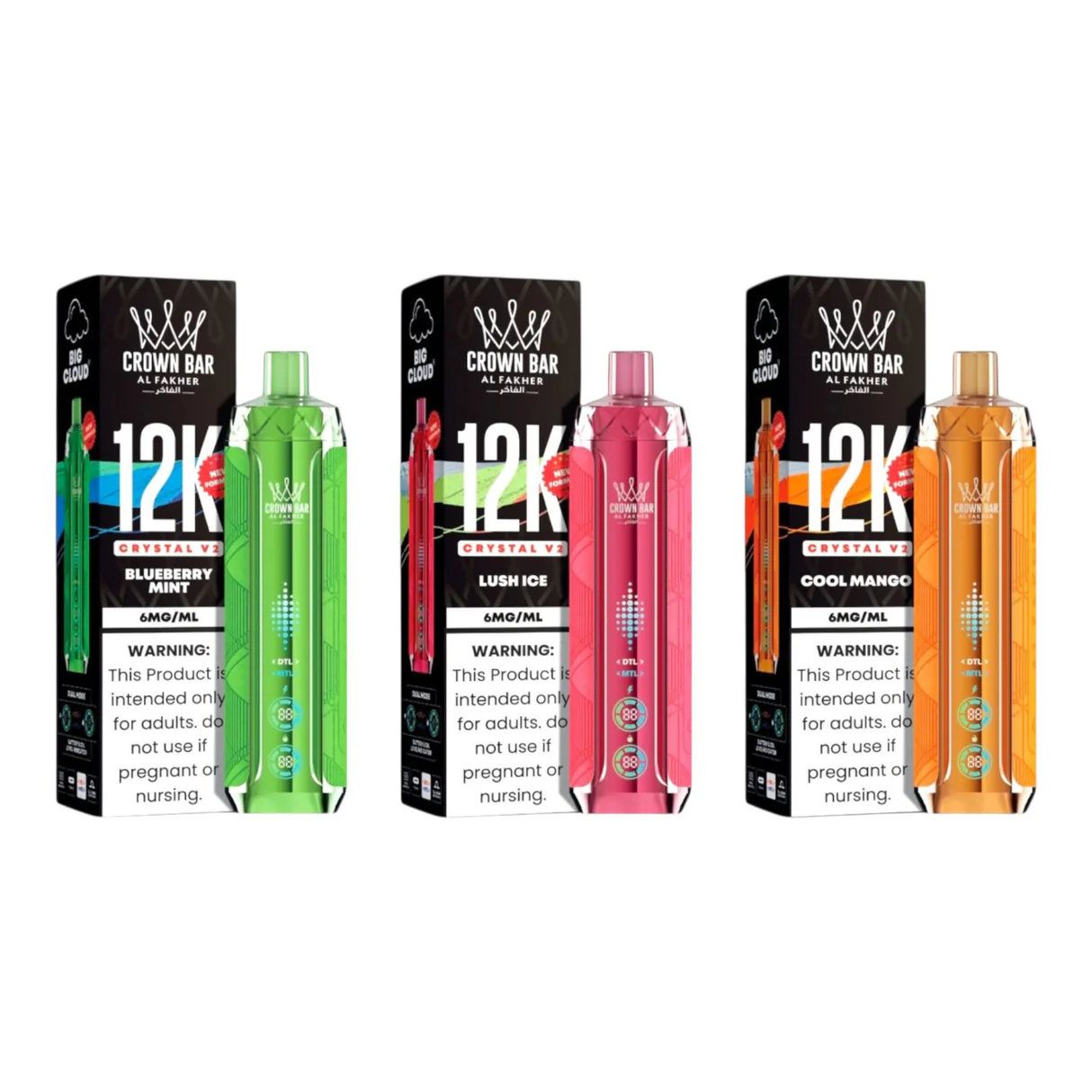 crown bar mint vape Buy Al Fakher Crown Bar 12K Vape Mint | World Hookah Market