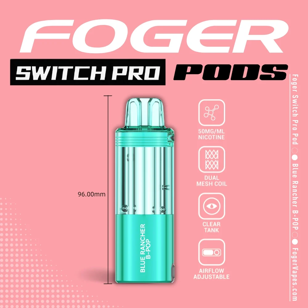 foger switch pro pods near me Buy Pod Blue Rancher 30K | Replacement Pod FLAVOR:TOBACCO flavour:Drinks where are vuse pods