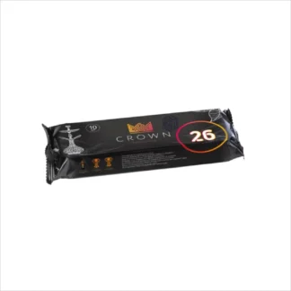 Crown Charcoal 26mm Mini Pack (10pc)