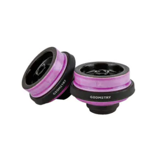 Geometry Phunnel Hookah Bowl | Black-Purple