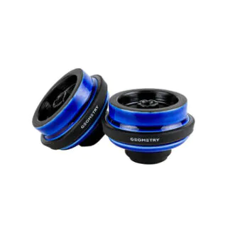 Geometry Phunnel Hookah Bowl | Black-Blue