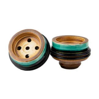 Geometry Killer Hookah Bowl | Brown-Blue2