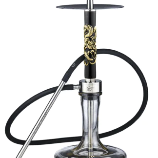 Geometry Hookah Big Bro Dragon Black