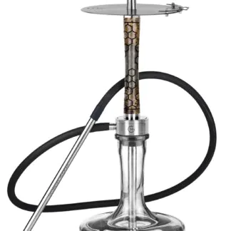 Geometry Hookah Big Bro Stab HoneyComb | Brown-Black