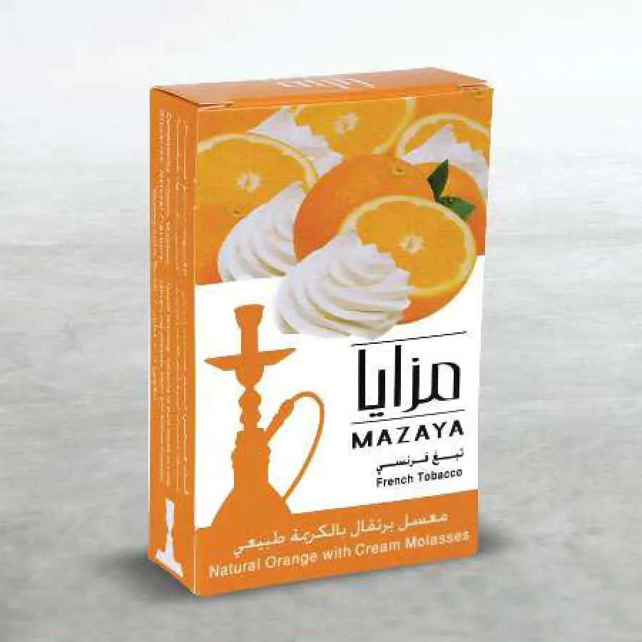 Mazaya hookah shisha tobacco ORANGE CREAM flavor 250gr