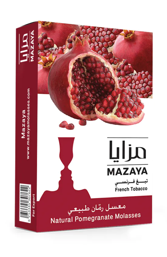 mazaya french tobacco Mazaya hookah shisha tobacco POMEGRANATE flavor 250gr