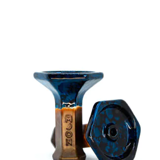 Moon Grand Phunnel Hookah Bowl | Marble Blue Black