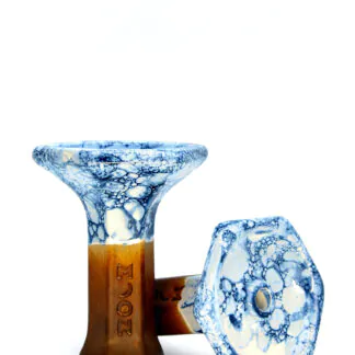 Moon Grand Phunnel Hookah Bowl | Marble Light Blue