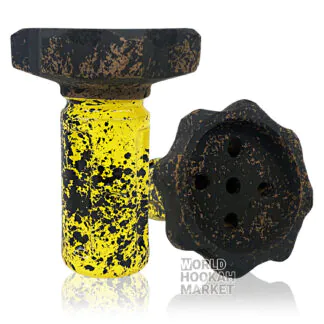 Telamon Gear Clay Hookah Bowl | Yellow