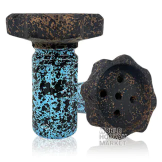 Telamon Gear Clay Hookah Bowl | Blue
