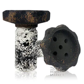 Telamon Gear Clay Hookah Bowl | White