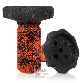Telamon Gear Clay Hookah Bowl | Orange