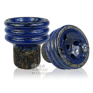 Telamon Turkish Glaze Hookah Bowl | Blue