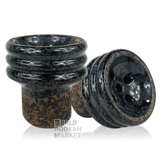 Telamon Turkish Glaze Hookah Bowl | Grey