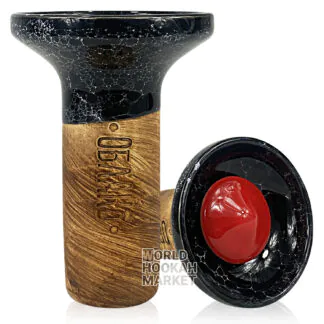 Oblako Flow | Red on Black Marble