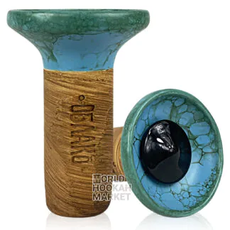 Oblako Flow | Black on Light Blue Green Marble