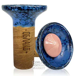 Oblako Flow | Pink on Blue-Black Marble