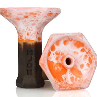 Moon Grand Phunnel Hookah Bowl | Marble Orange
