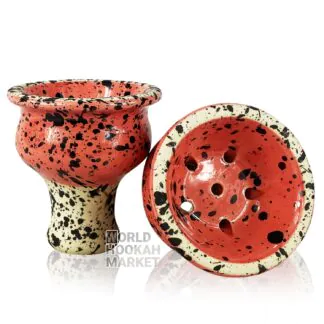 Telamon Classic Glaze Hookah Bowl | Orange