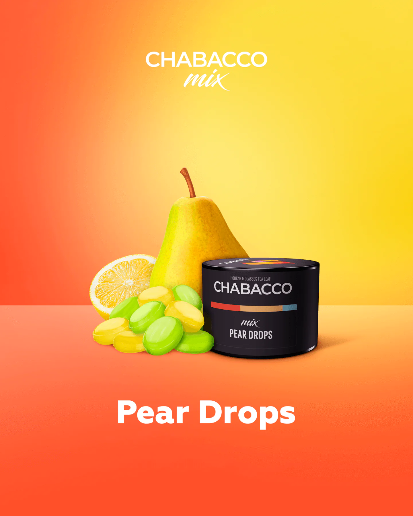 Chabacco Pear Candies 50gr