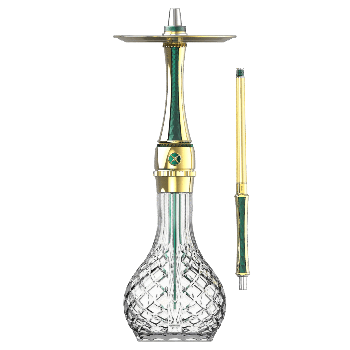 Maxx Royal Hookah Emerald Gold
