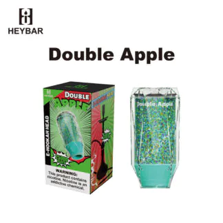 HeyBar E-Hookah Head 25k Disposable Doublle Apple