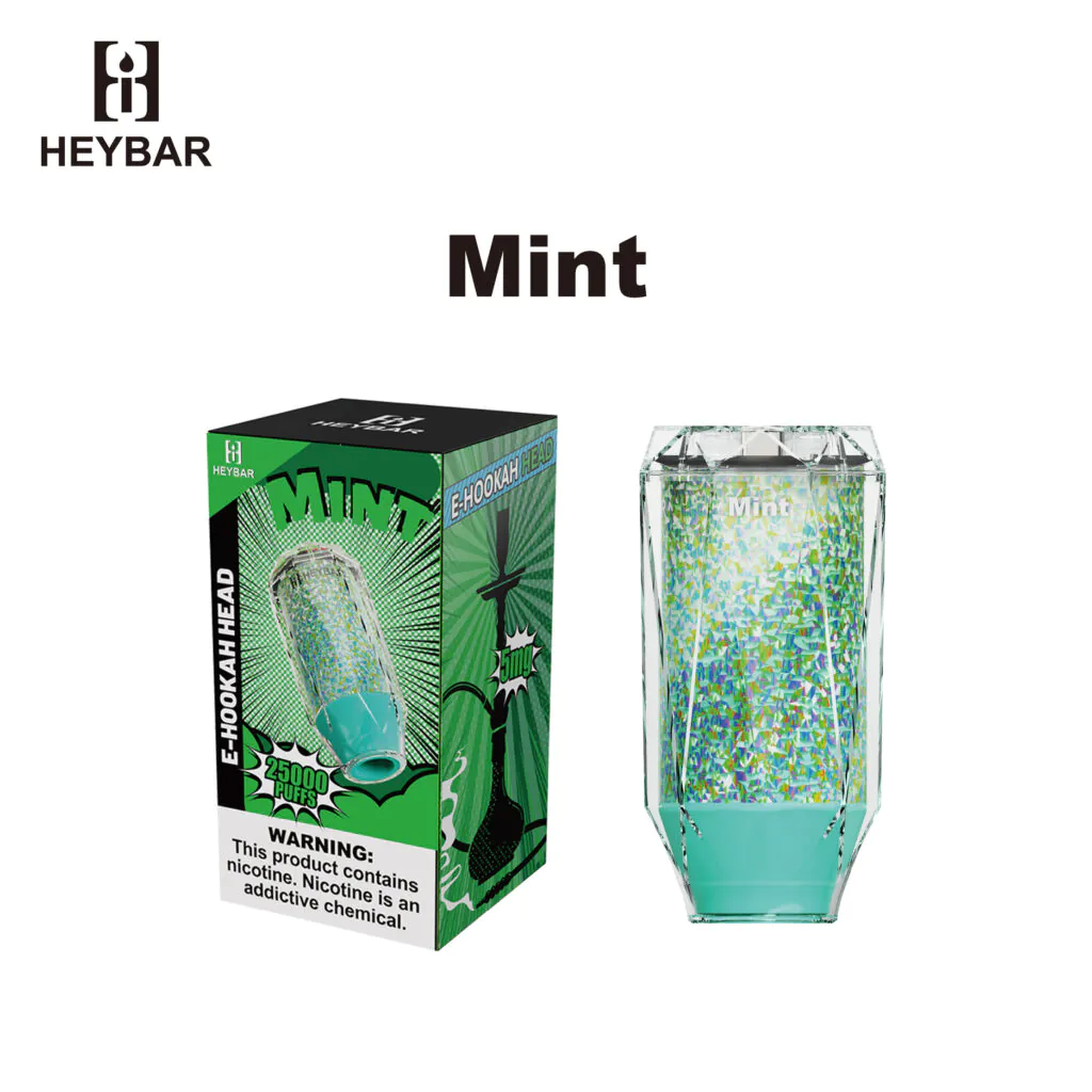 HeyBar E-Hookah Head 25k Disposable Mint