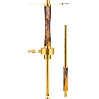 Geometry - Gold Stab Quartz Hookah