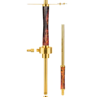 Geometry - Gold Stab Amethyst Hookah