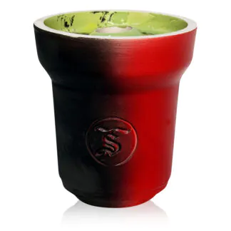 St Bowl - Classic Form "Indigo" Phunnel Black Red Bowl